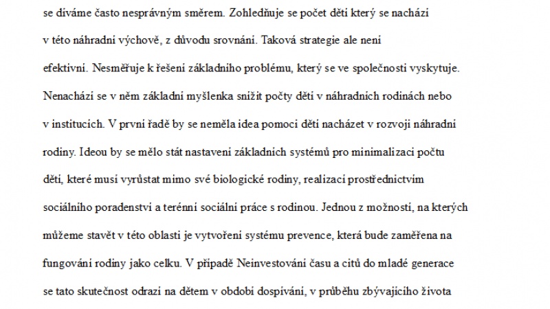 Diplomové práce - Závěr 2